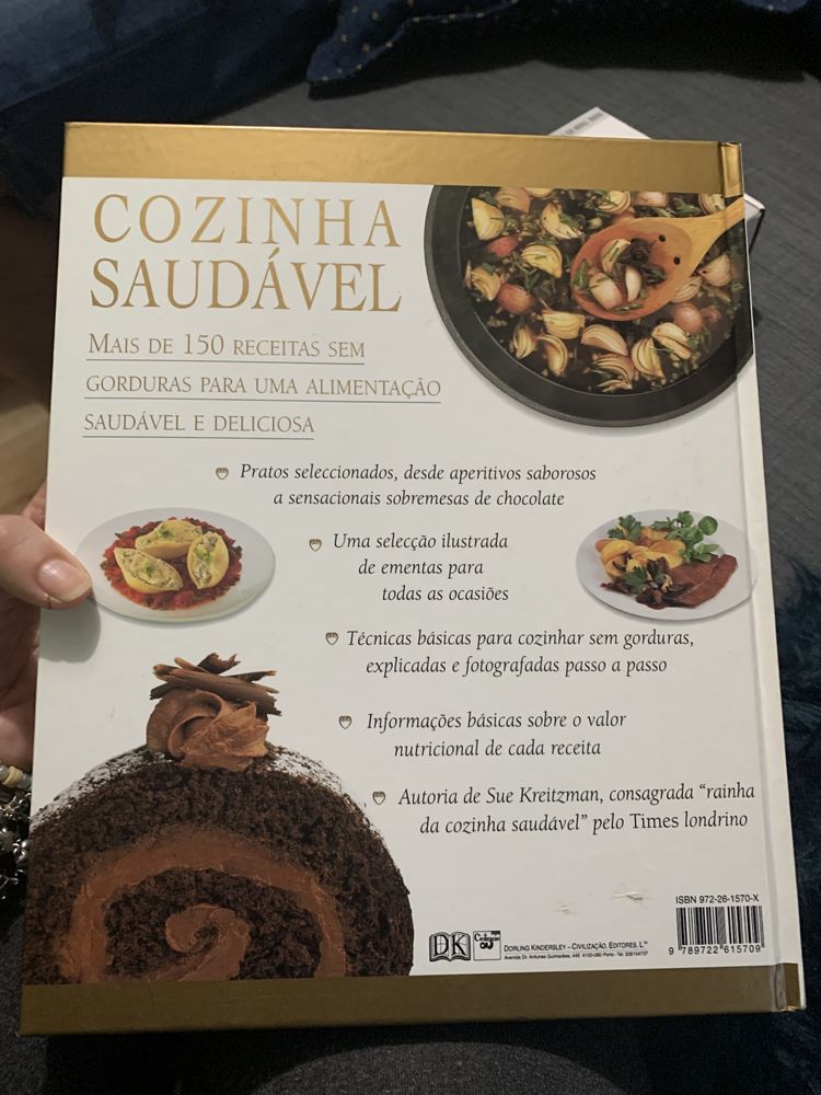 Livro de culinaria “ cozinha saudavel”