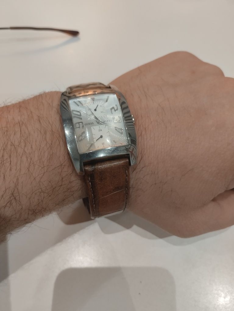 zegarek guess steel. japan