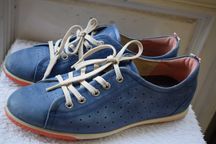 кожаные туфли мокасины кроссовки Ecco р. 40