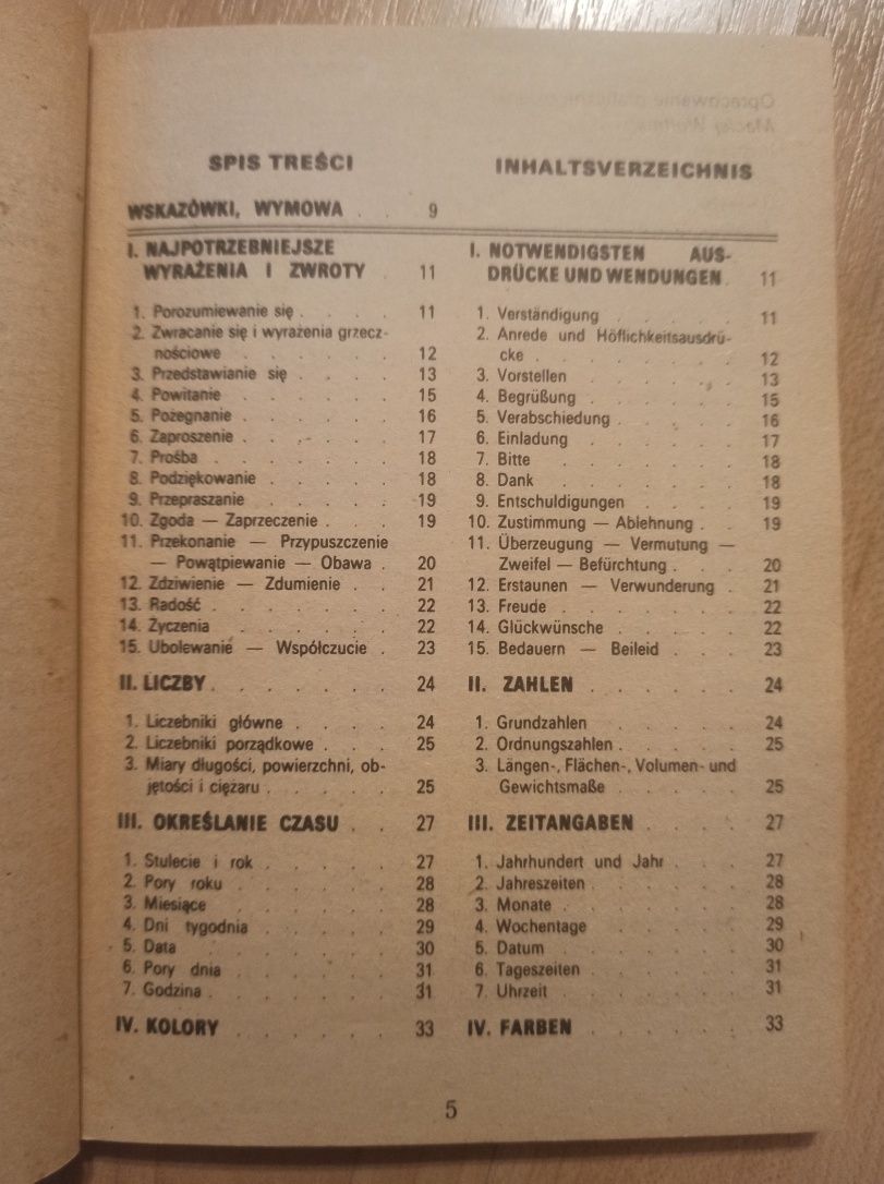 Rozmawiamy po niemiecku - JAK NOWA