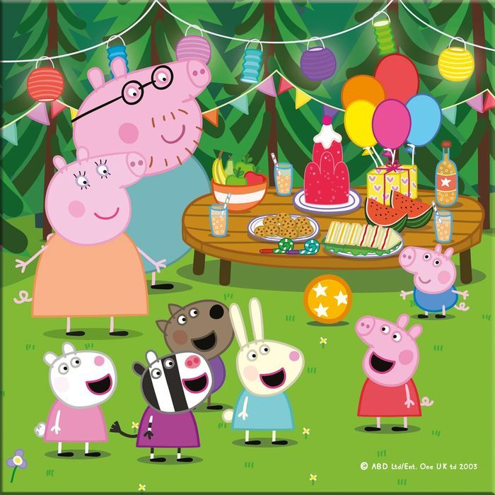 Puzzle dla dzieci Świnka Peppa Wakacje