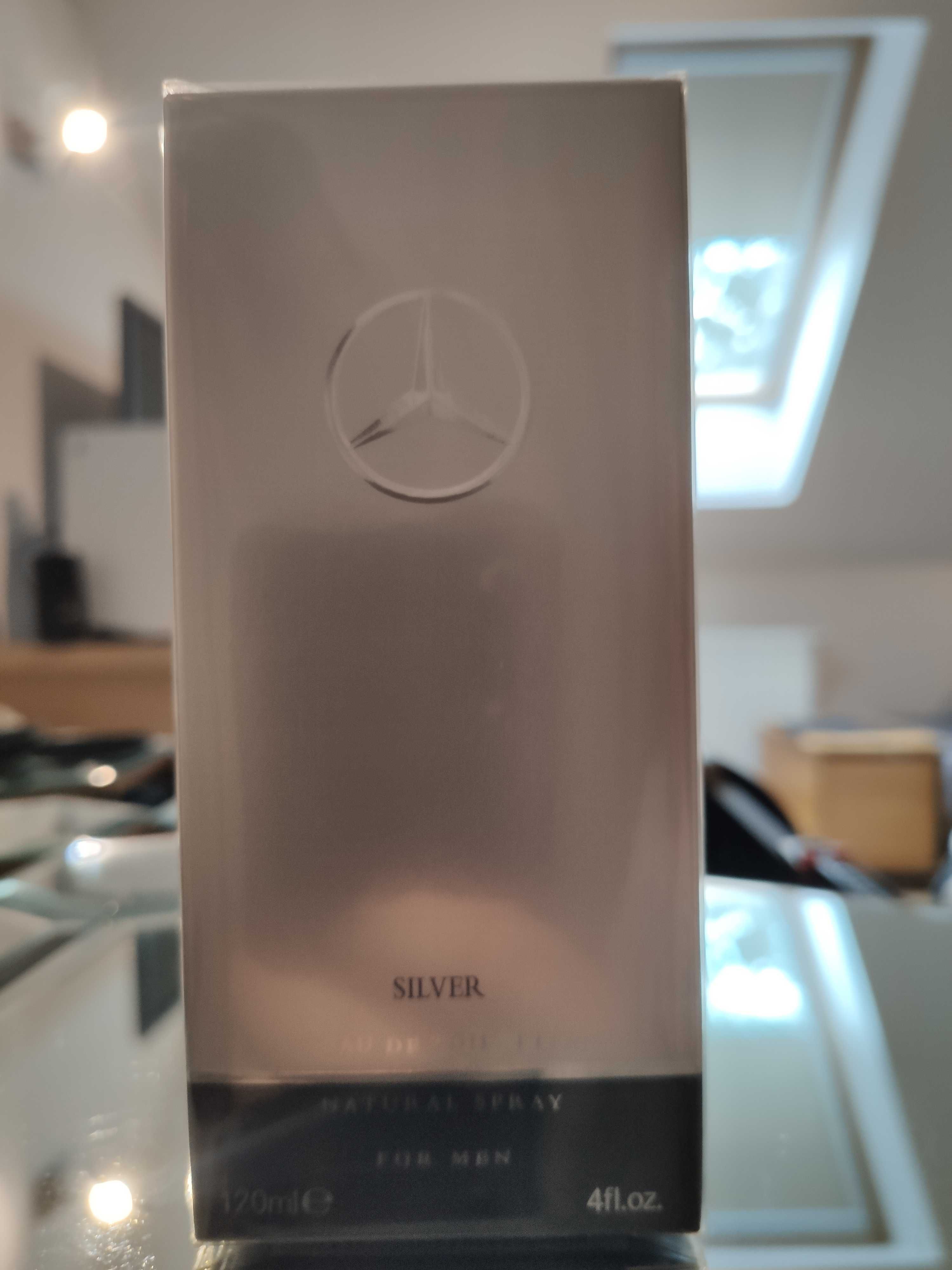 Mercedes Benz Silver Woda Toaletowa 120 ml. Nowe.