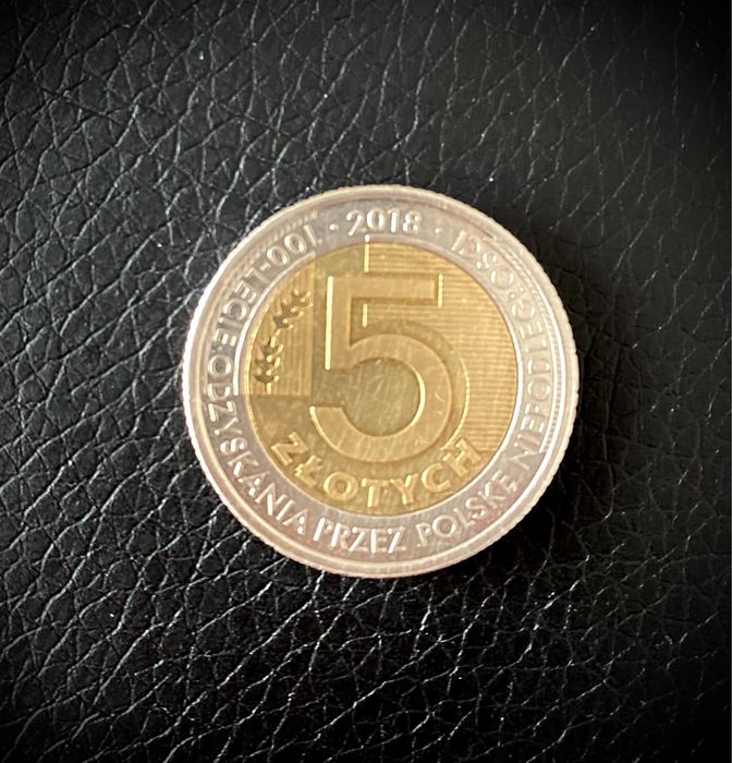 Moneta 5 zł destrukt menniczym 2018 r