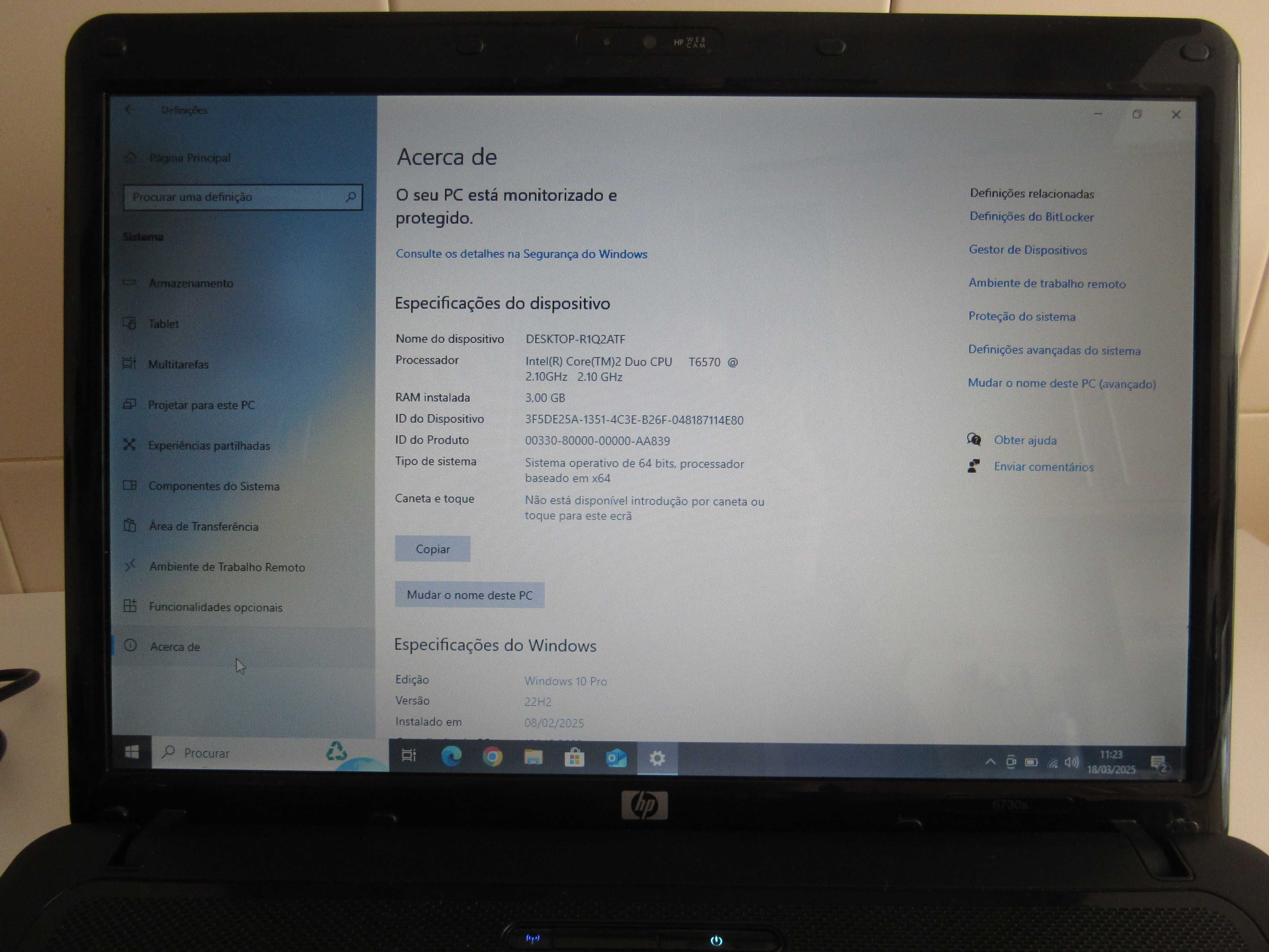 Computador Portátil - HP Compaq