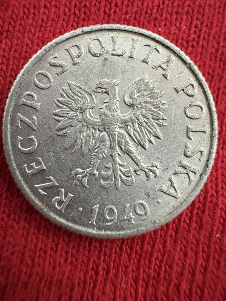 Moneta 1 grosz 1949r