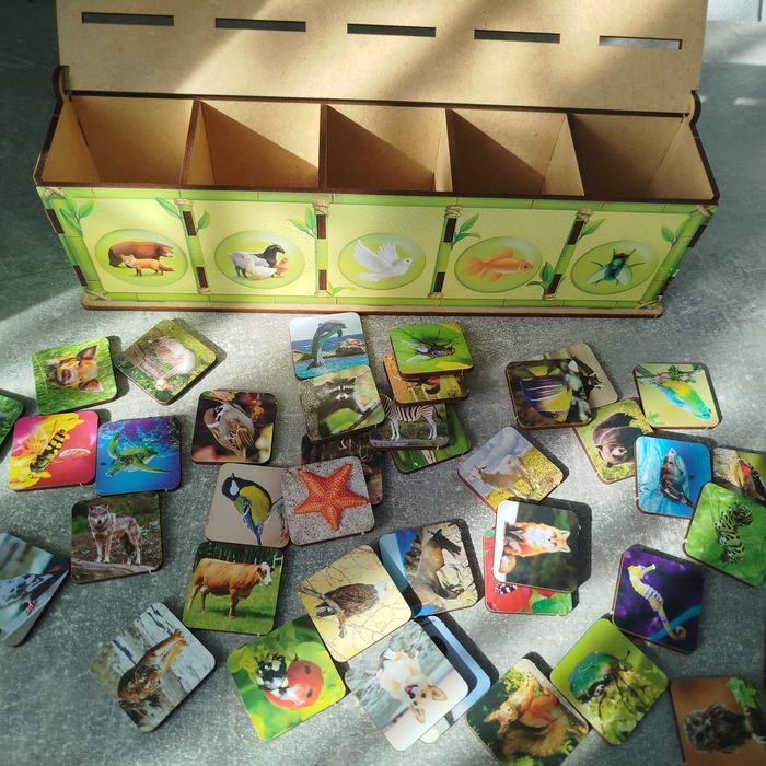 Скринька - сортер тваринний світ