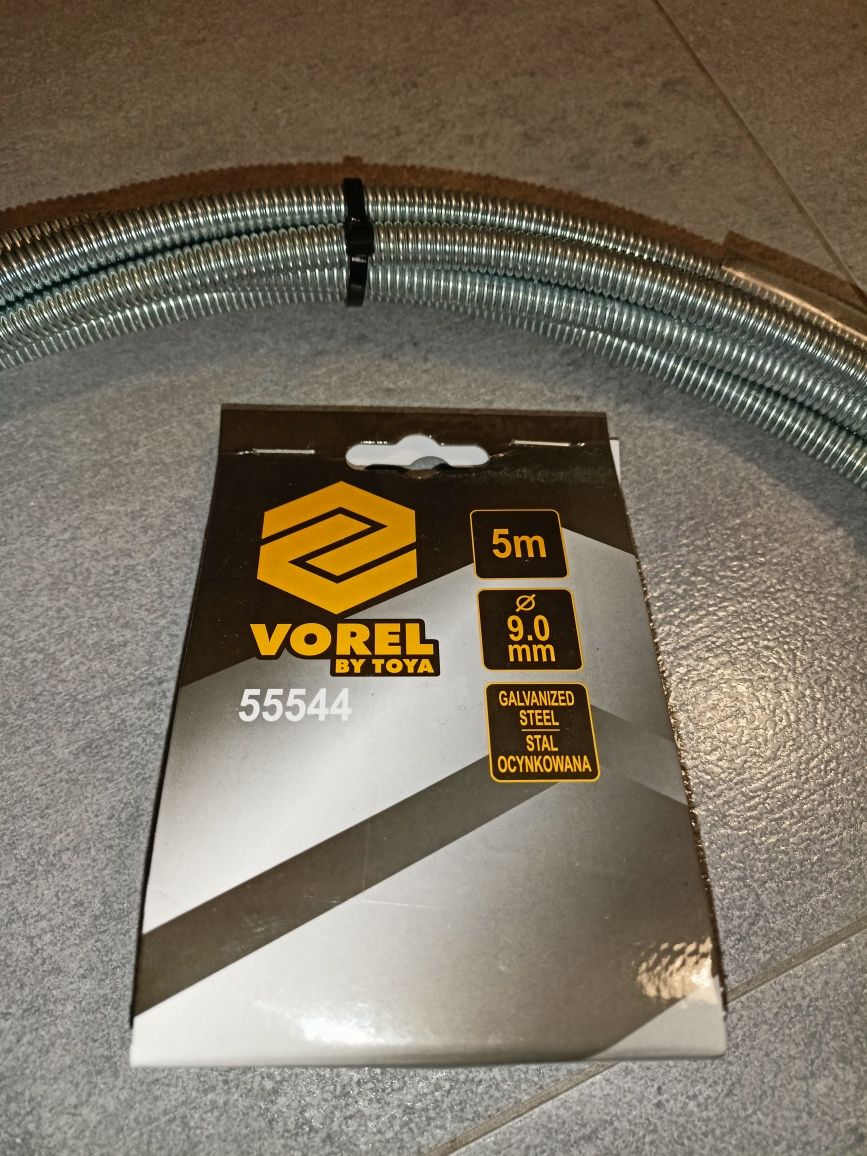 Vorel Spirala kanalizacyjna 9mm/5m 55544