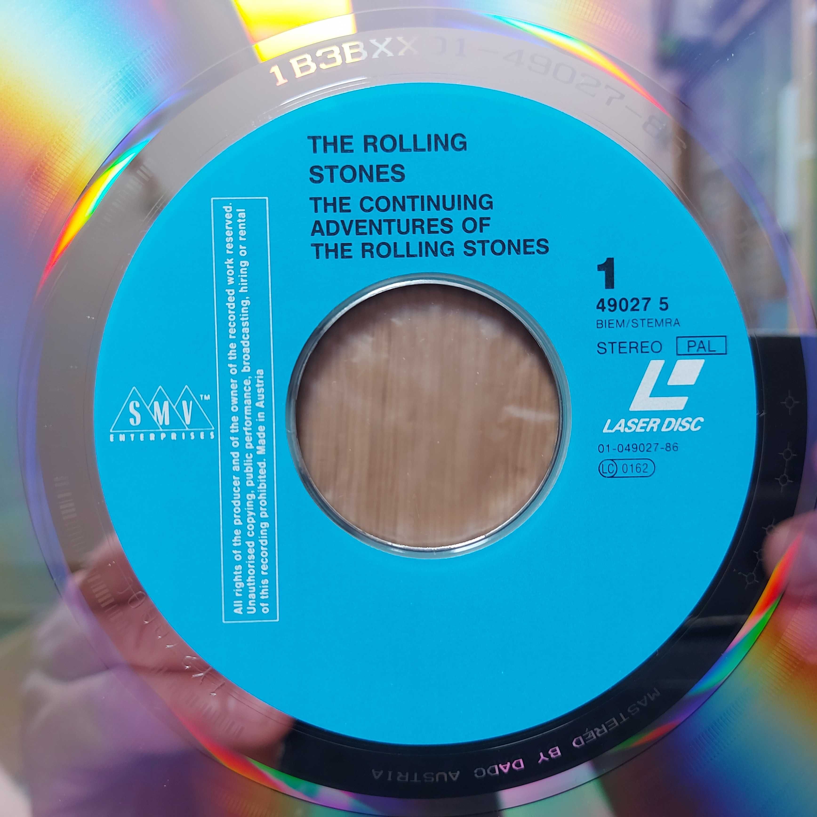 Laserdisc The Rolling Stones ‎25X5 The Continuing Adventures UK 1991