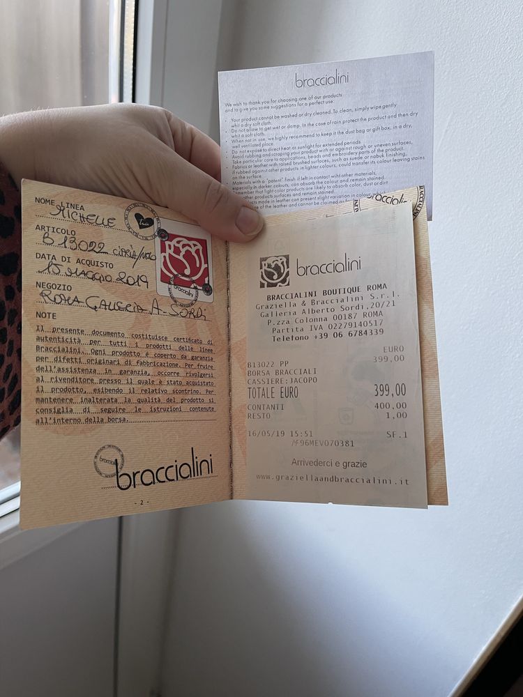 Сумка фірма braccialini