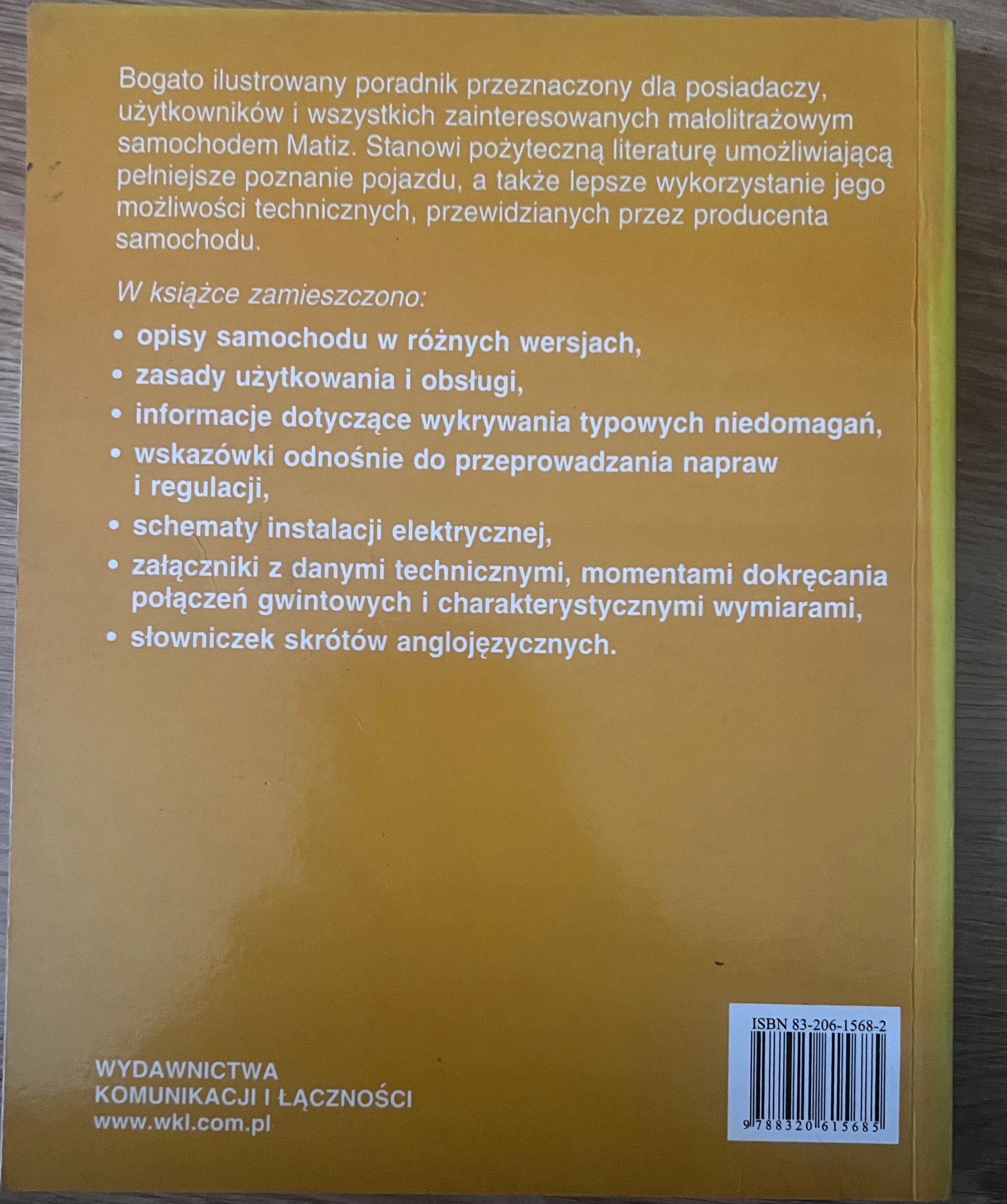 Książka Daewoo FTO Matiz Krzysztof Bujański