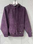 Худі  кофта в рубчик вельвет фіолетовий з капюшоном від wesc unisex