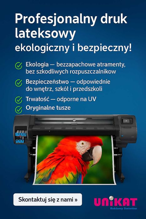 Profesjonalny druk lateksowy – ekologiczny i bezpieczny dla zdrowia!