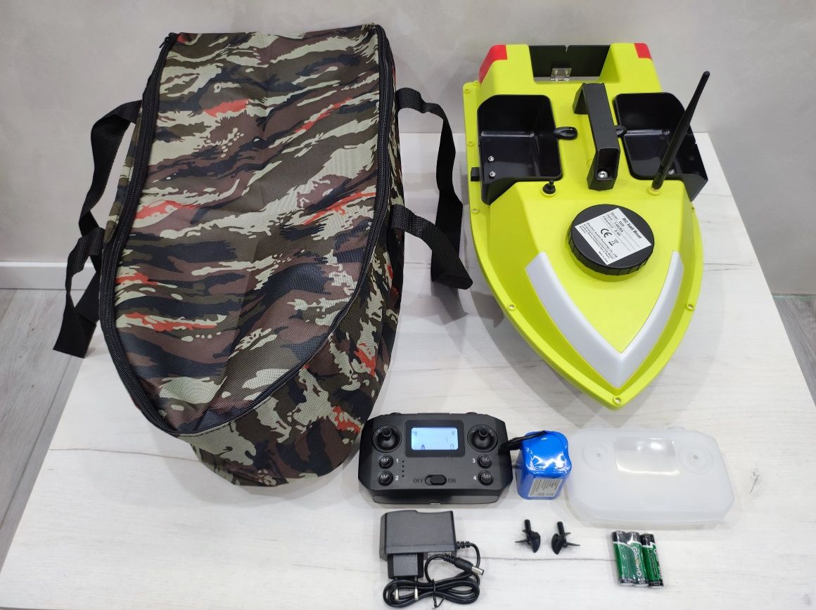 Кораблик карповий GPS-99т 600м D20 LED 12000ма/ч