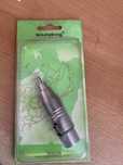 Adaptador Canon (XLR) 3 pinos fêmea > RCA macho