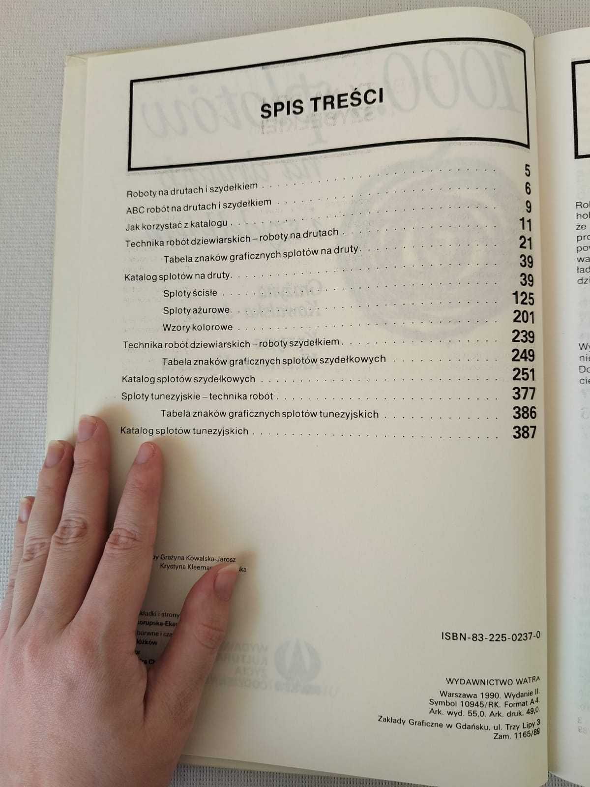 1000 splotów na drutach i szydełkiem - schematy na druty i szydełko