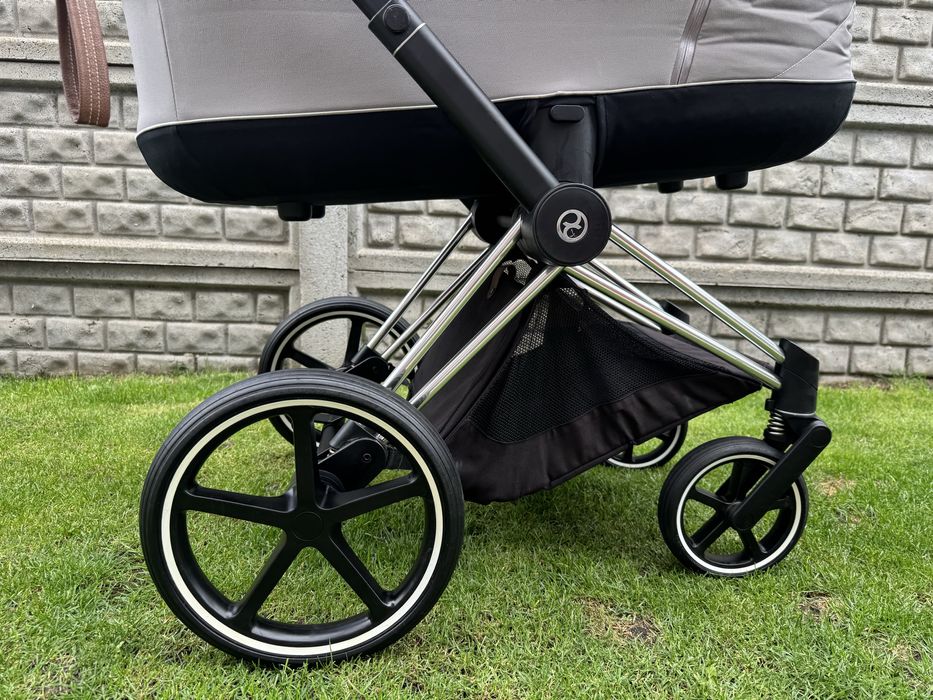 Cybex Priam 2.0 Soho Grey / Chrome Brown ( Gondola + Stelaż )