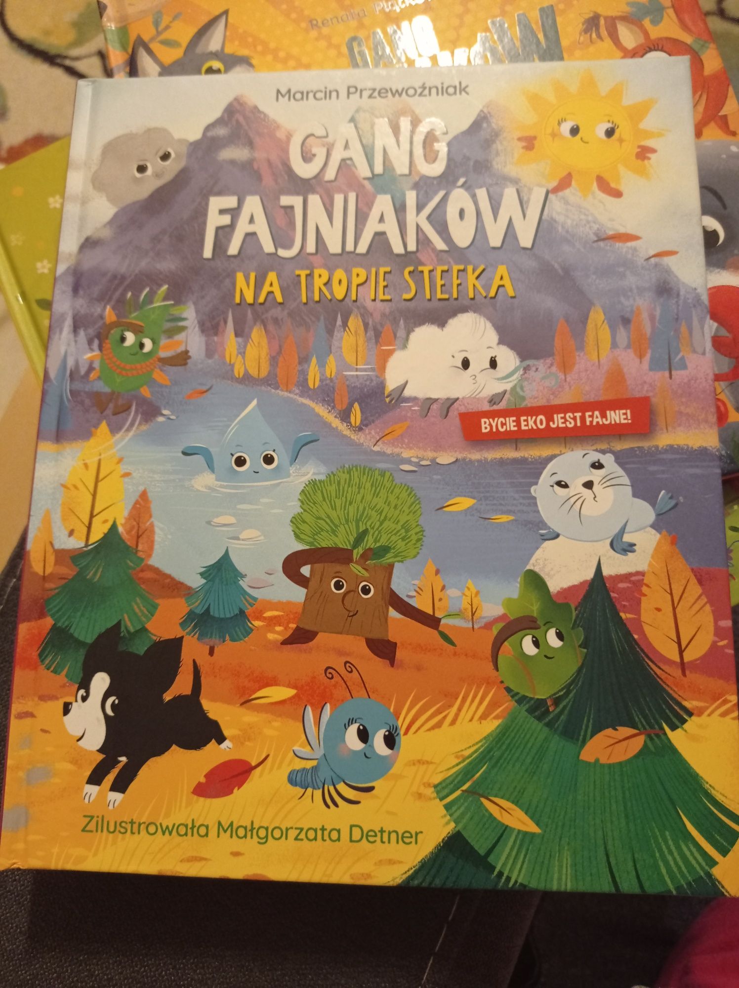 Nowa NIEUŻYWANA Książka Gang Fajniaków - Na tropie Stefka / idealny st
