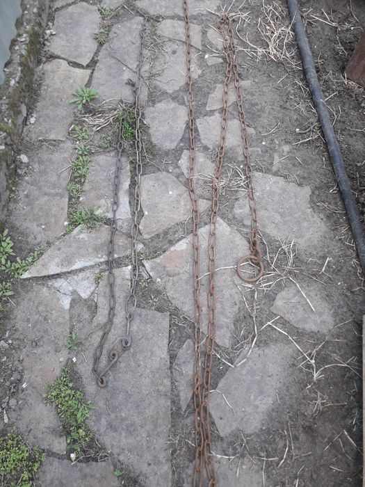 Ланцюги для тварин.  Цепь. Бу. В нормальному стані.