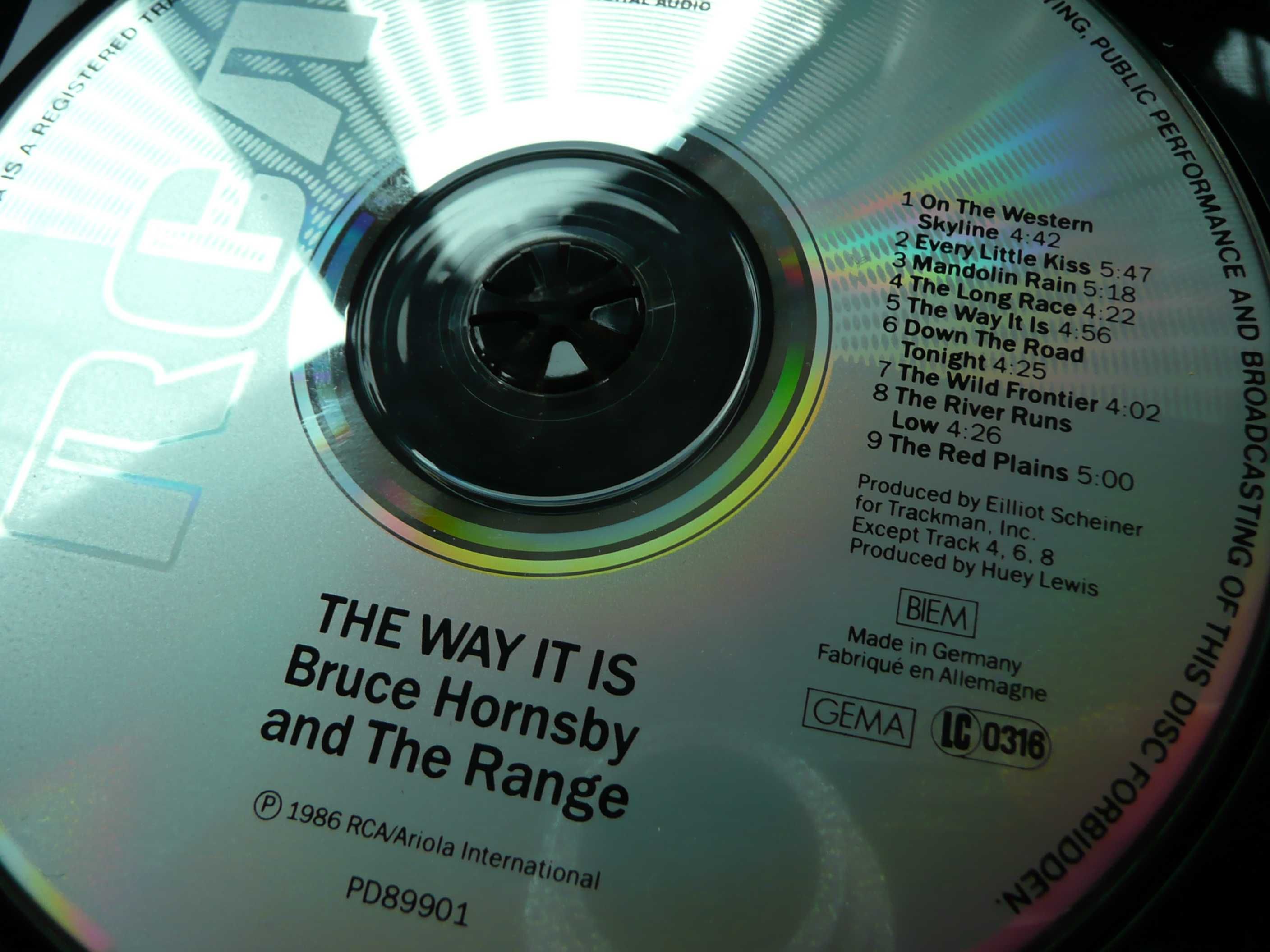 BRUCE HORNSBY the way it is płyta kompaktowa cd