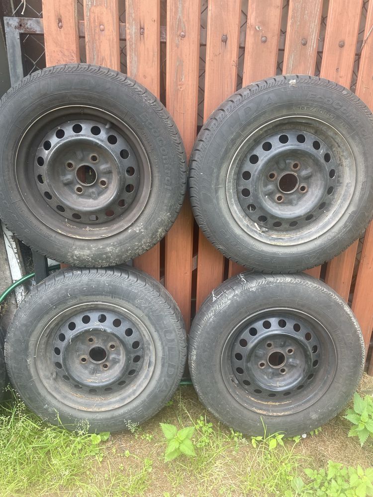 Koła, r13 toyota yaris opony letnie fulda cena za całość