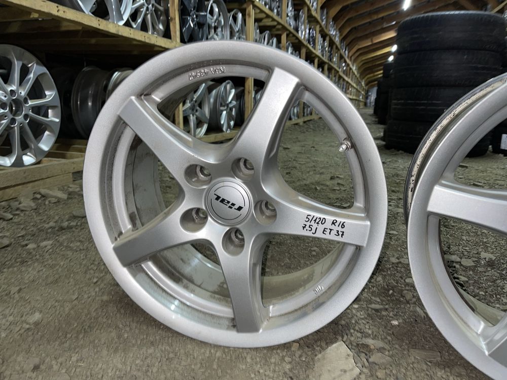 Німецькі диски RIAL 5/120 R16 7.5J ET37 комплект