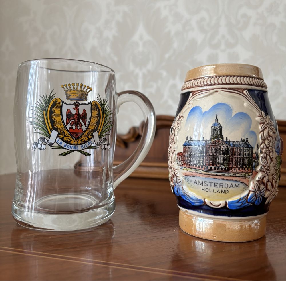 Бокалы для пива ( Франція, Нідерланди)