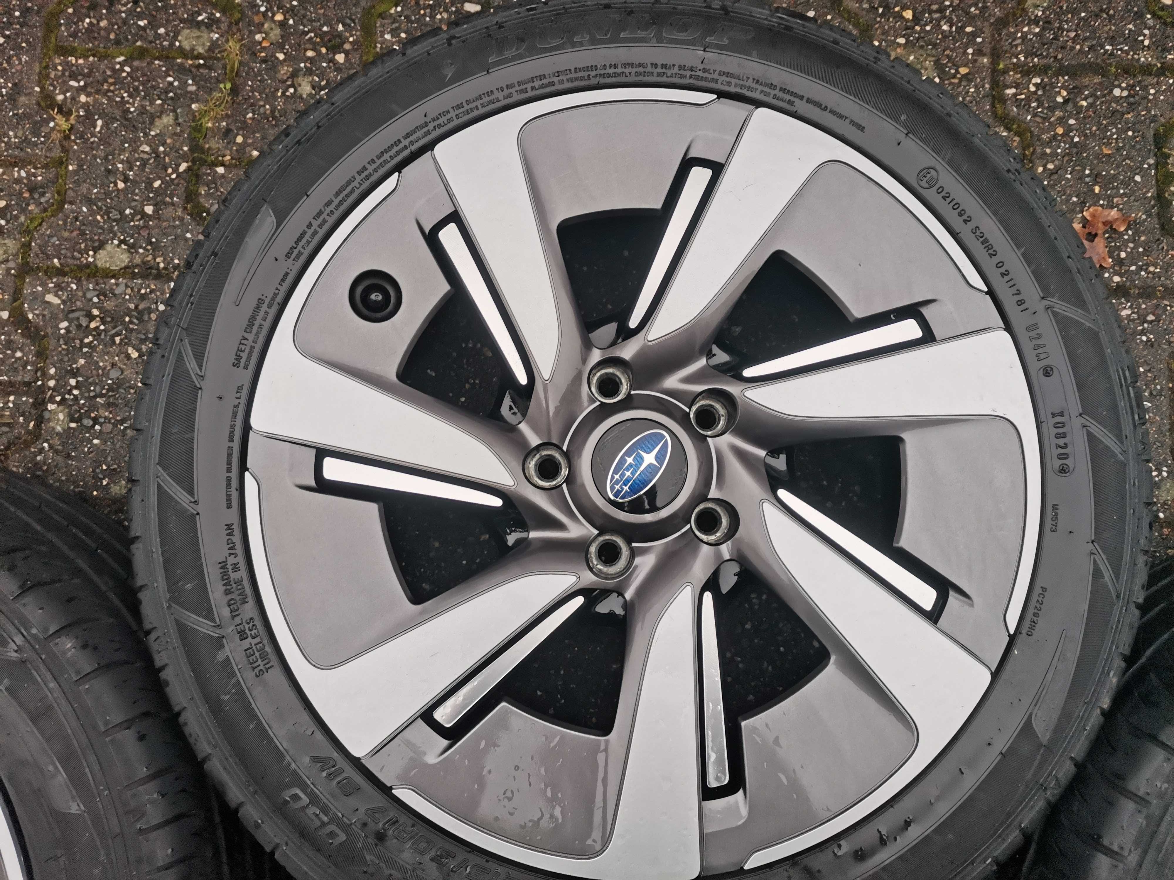 Felgi Subaru Levorg Renault 7Jx17H2 5x114,3 ET55 TPMS