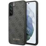 Etui Guess 4G Metal Gold Logo na Samsung Galaxy S23 - szare