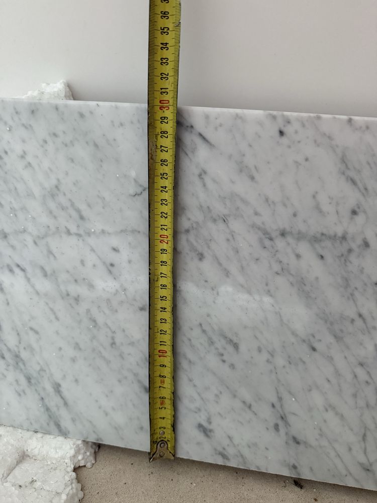 Parapety marmurowy carrara 115x30 3cm