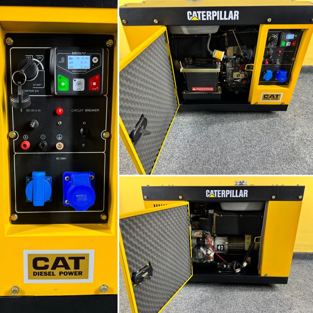 Генератор дизельный Caterpillar CAT RP8000 6.5kW 8kVA 1 фаза Germany