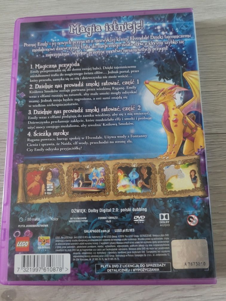 Lego Elves - film 4 odcinki na DVD.