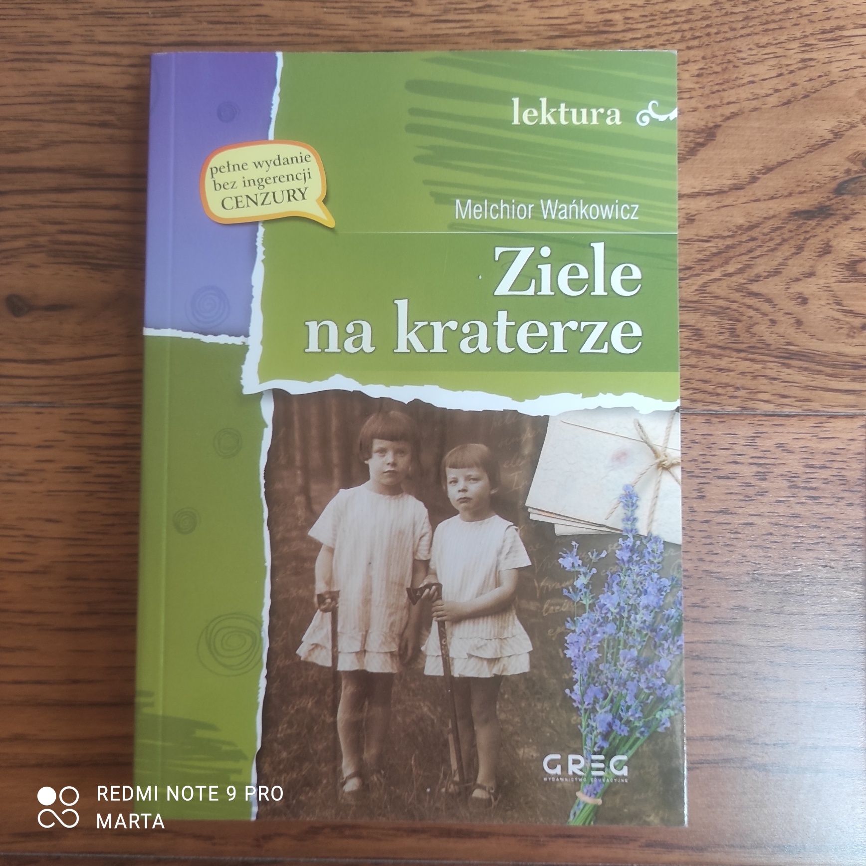 Ziele na kraterze. Melchior Wańkowicz. GREG