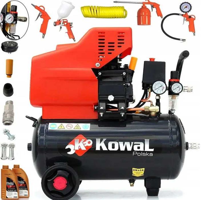 Компресор повітряний KOWAL POLSKA 24л 2.5кВт 8атм 220л/хв компрессор