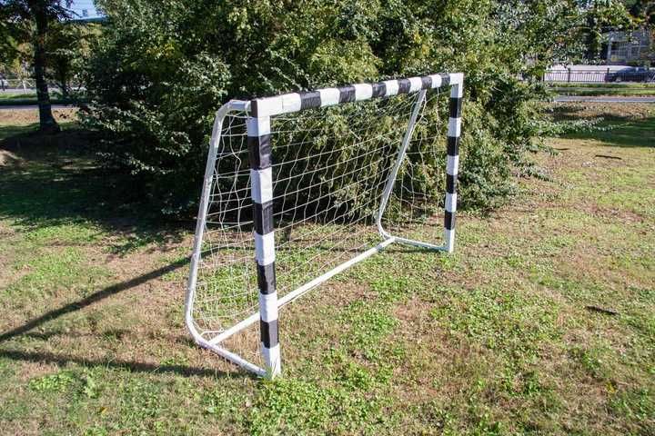 NOWA Duża Metalowa Bramka Piłkarska 300x200 do Piłki nożnej Dla Dzieci