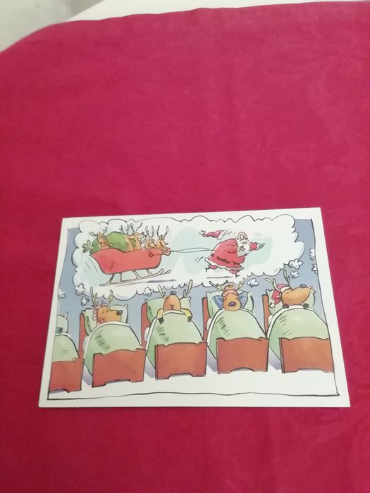 Postal de natal da marca Hallmark