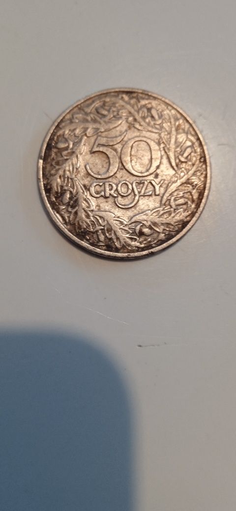 Moneta z koroną 50gr