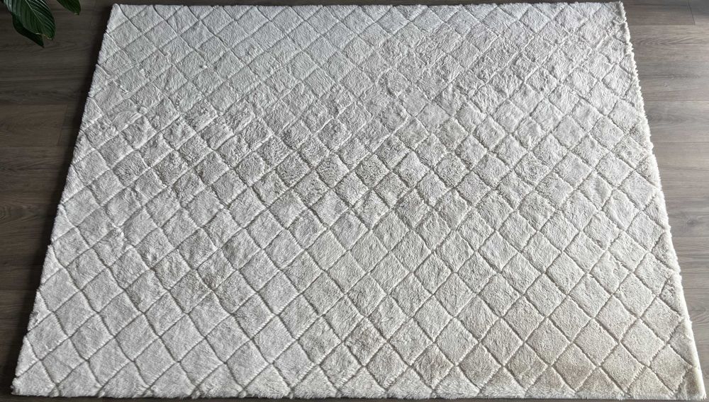 Dywan shaggy Modena beżowy 160 x 220 cm