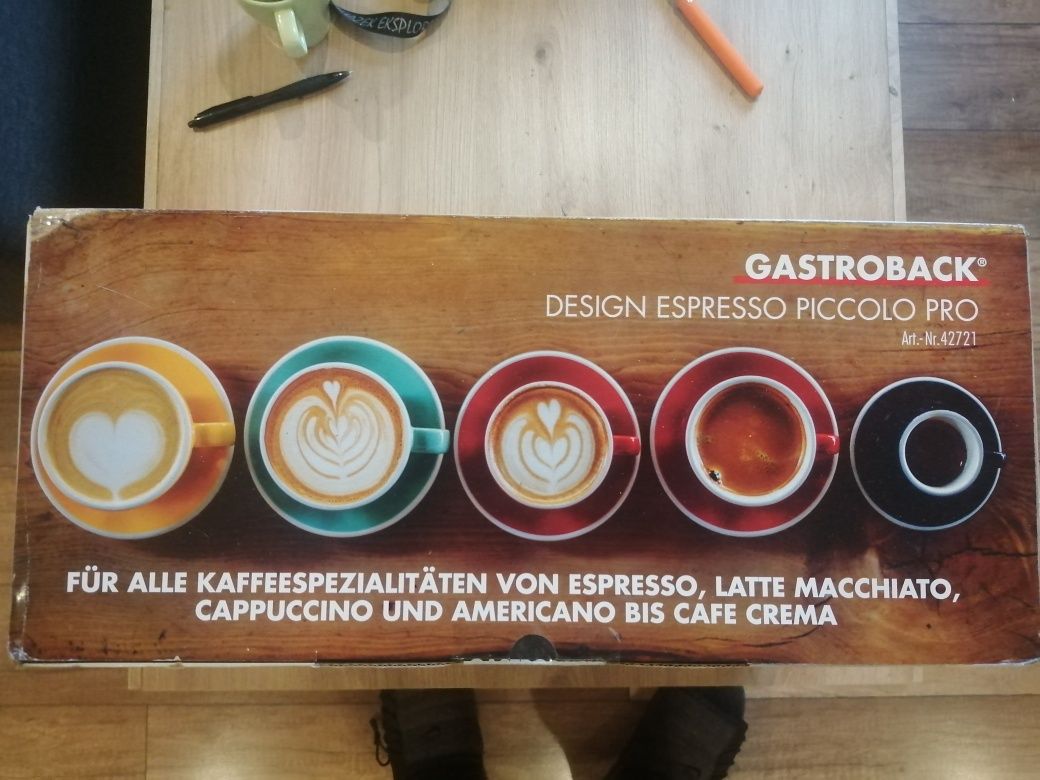 Gastroback Ekspres do kawy z filtrem kolbowym Kspresso piccolo pro