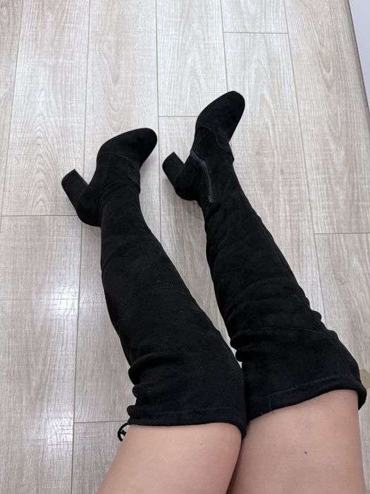 Ботфорди чоботи черевики bershka козаки сапоги демі 38