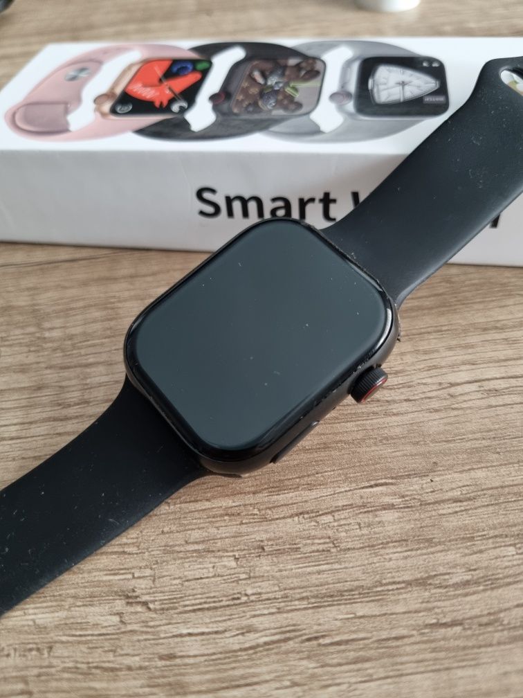 Czarny smartwatch S9 Pro