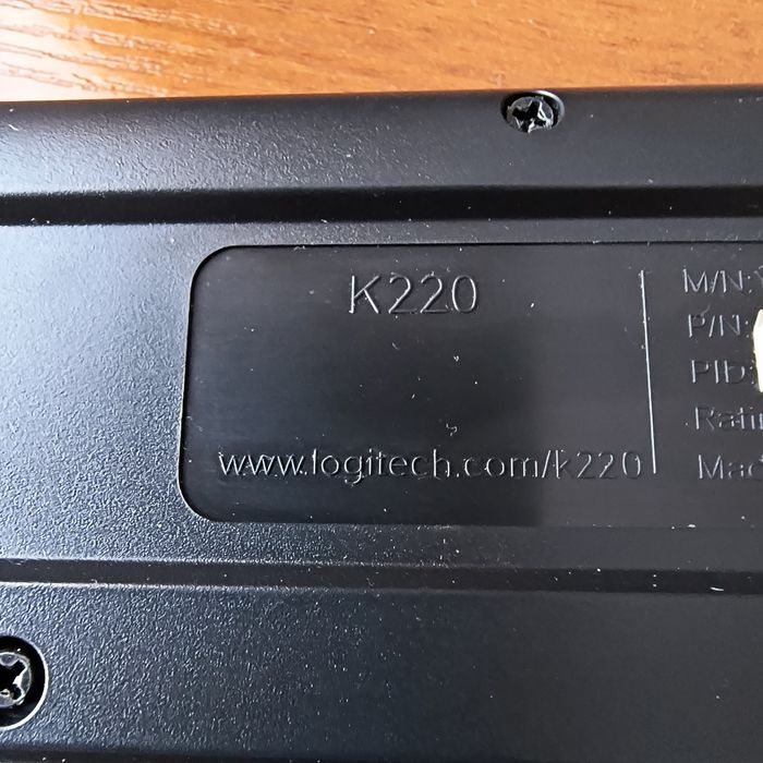 Klawiatura Logitech K220 + myszka M150