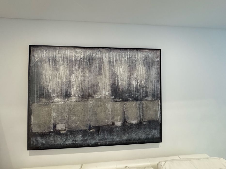 Quadro com moldura , em estado novo