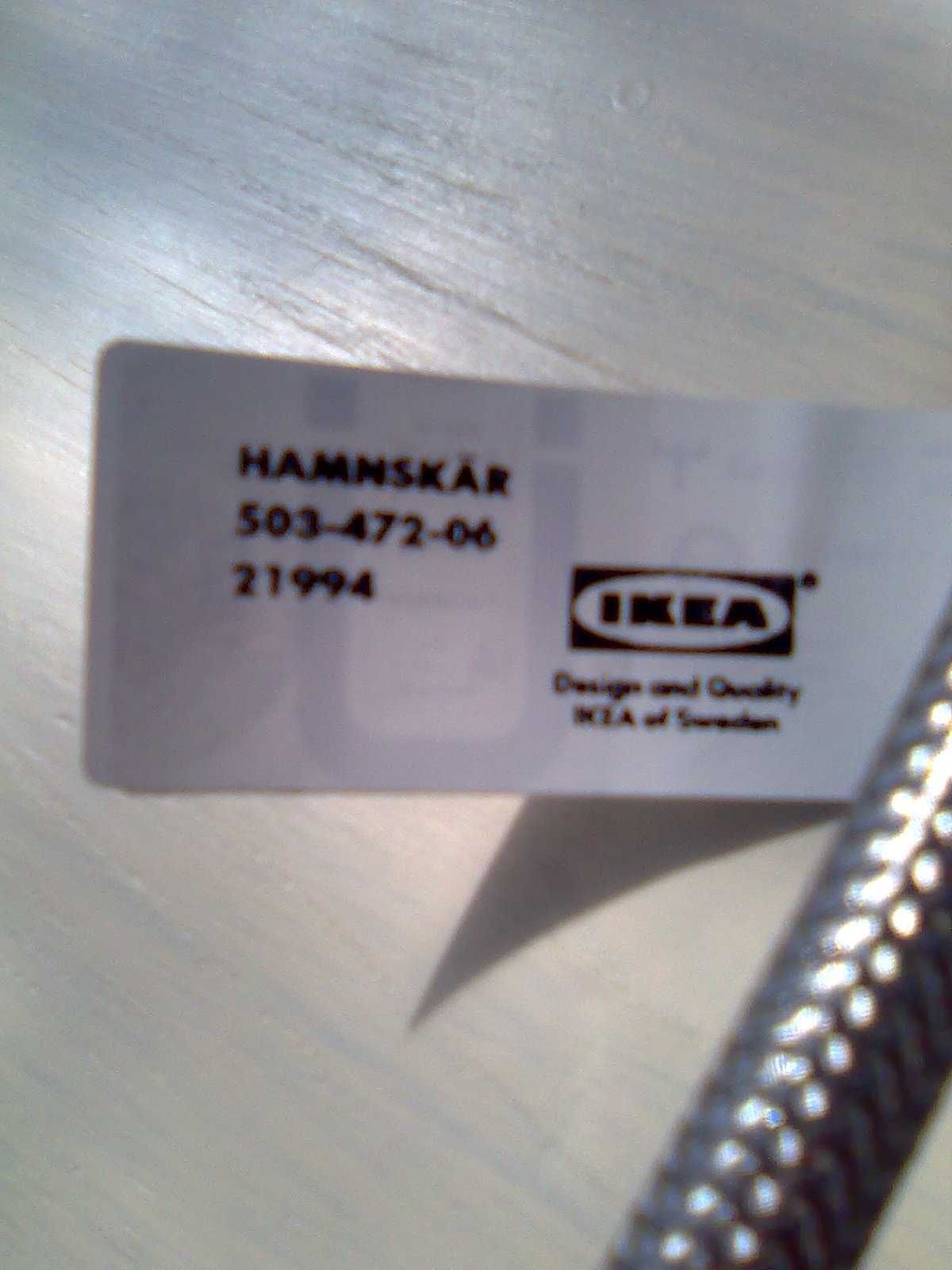 Bateria złota, mosiądz HAMNSKÄR Hamnskar IKEA krótko używana