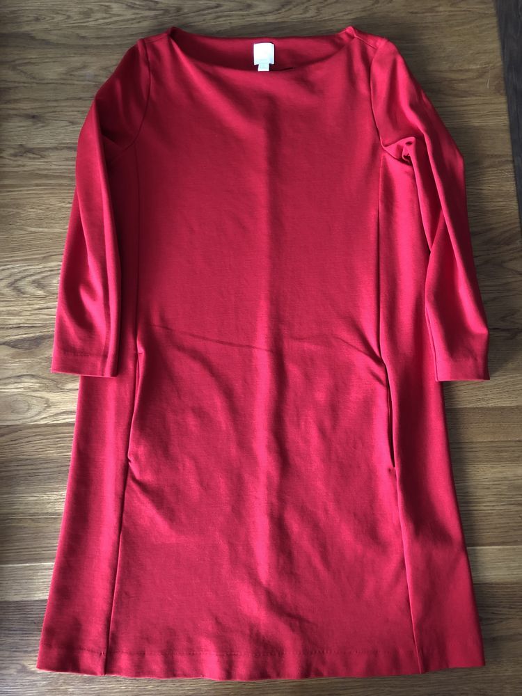 H&M czerwona sukienka S