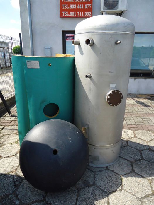 Bufor zbiornik nierdzewny 750L ciśnieniowy 10bar stojący z ociepleniem