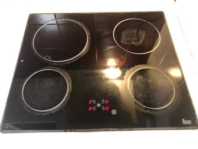 PLaca vitroceramica Teka 4 bicos - a funcionar sem problemas 60cm