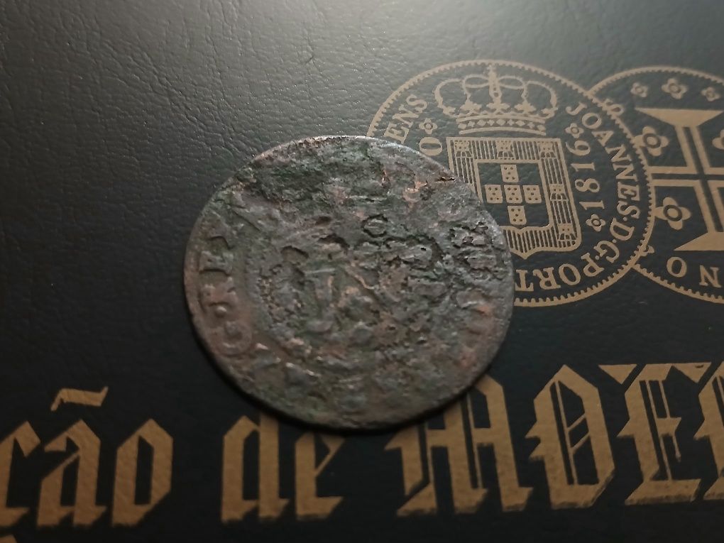 Moeda de X Reis 1721 (VARIANTE)
