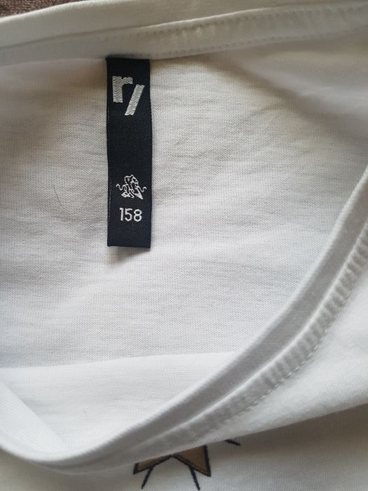bluzka T-shirt z krótkim rękawem z kotami, choinka  z kotów 146-152