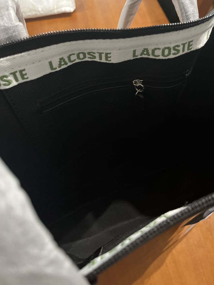Mala lacoste com etiqueta