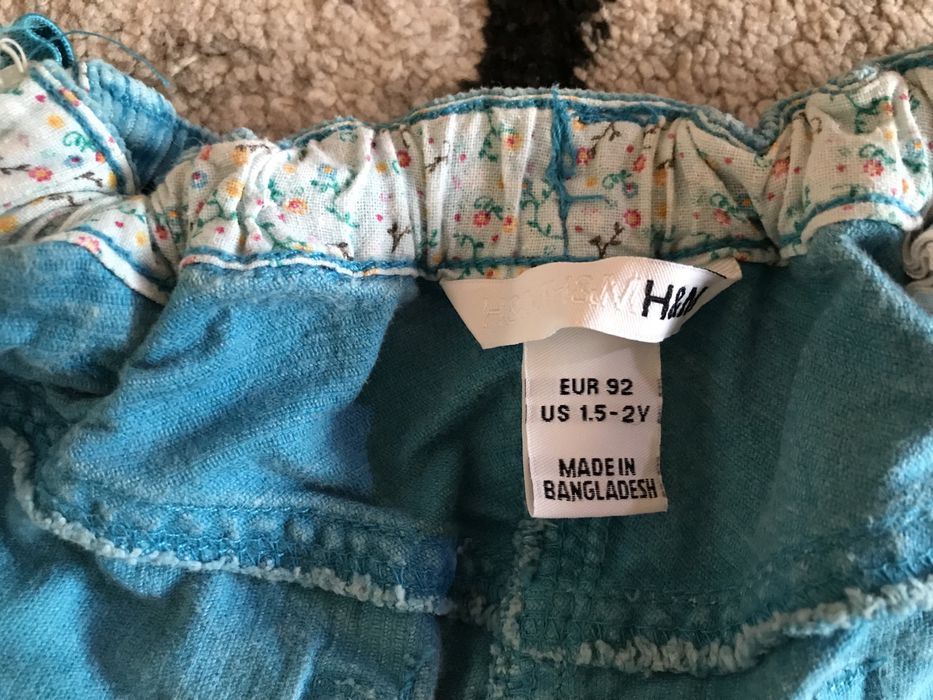 Spodnie r.92 dla dziewczynki f. H&M